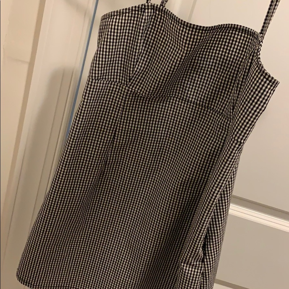 Black&White mini dress